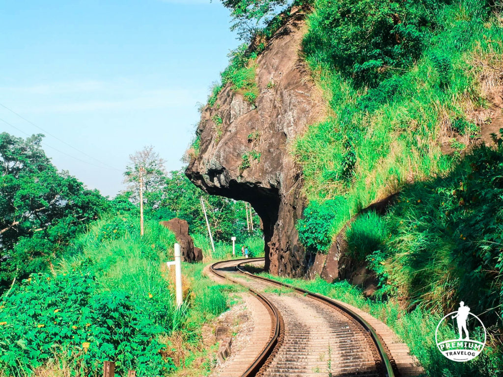 Lion’s Mouth - Kadugannwa is an overhanging rock that is found along a bend in the railway between Balana and Kadugannawa