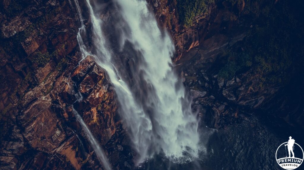 Aberdeen Waterfall in Sri Lanka. Aberdeen Falls 
